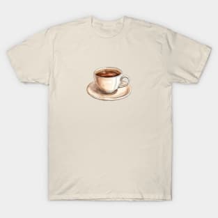 Coffee Cup Art T-Shirt